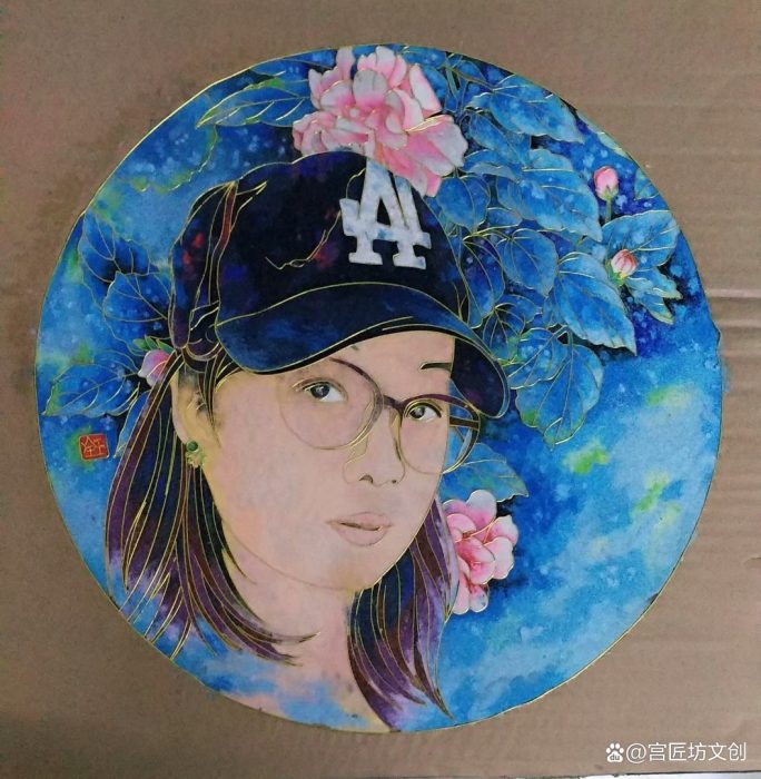 常州掐丝工艺画